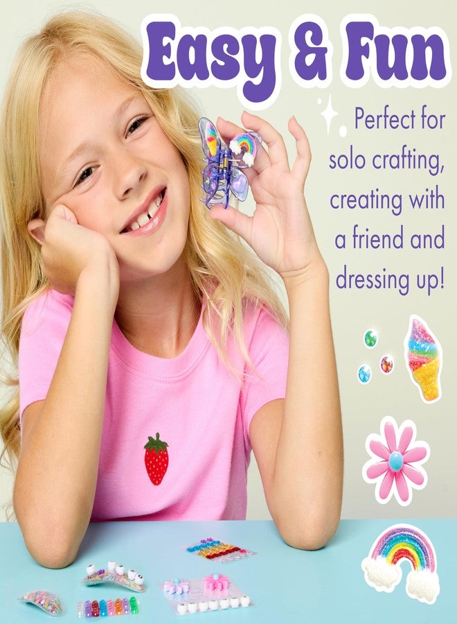 Creativity for Kids Chic Boutique Hair Clips: Create 6 DIY Hair Clips, Crafts and Birthday Gifts for Girls, Holiday Gift and Girls Toys (Ages 6+) - Image 5
